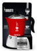 EAN 8006363036917 - Bialetti Fiammetta Induction Cafetera italiana 0,1 L Rojo, Acero inoxidable imagen 4