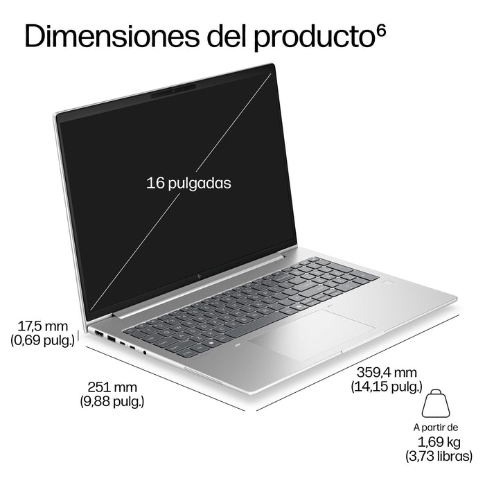EAN 0826581572626 - HP ProBook 4 G2i 16 inch Notebook AI PC Wolf Pro Security Edition Intel Core 5 Portátil 40,6 cm (16") WUX imagen 17