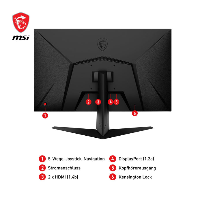 EAN 4711377044387 - MSI G2712DE pantalla para PC 68,6 cm (27") 1920 x 1080 Pixeles Full HD Negro imagen 6