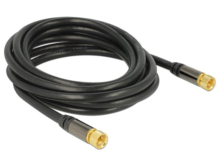 EAN 4043619889204 - DeLOCK 88920 cable coaxial RG-6/U 3 m F Negro imagen 1