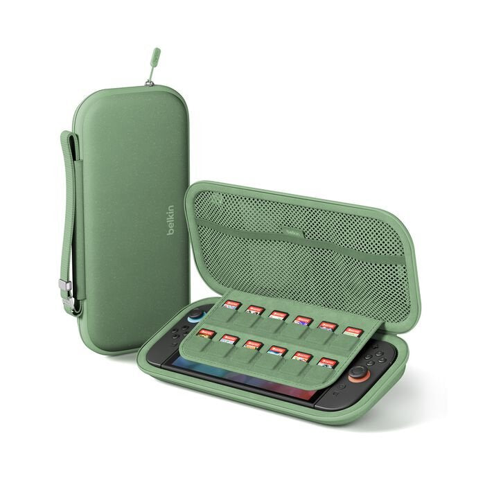EAN 745883925582 - Belkin ENA002HQSE funda para consola portátil Funda de protección Nintendo Poliéster, Terciopelo Verde imagen 1