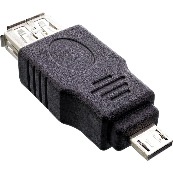 EAN 4043718090563 - InLine 31600 cambiador de género para cable USB 2.0 A female USB A Negro imagen 1