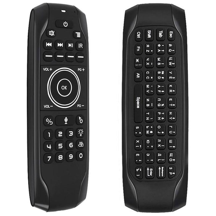 Air Mouse Y Mini Teclado G7v Pro Gyro Voz Retroiluminado