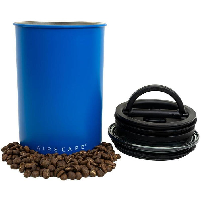 Airscape® Acero Inoxidable-Recipiente Para Aroma Mediano, Azul Mate