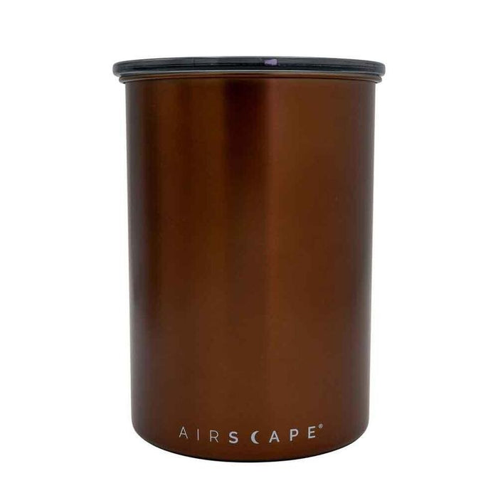 Airscape® Acero Inoxidable-Recipiente Para Aroma Mediano, Cobre Cepillado