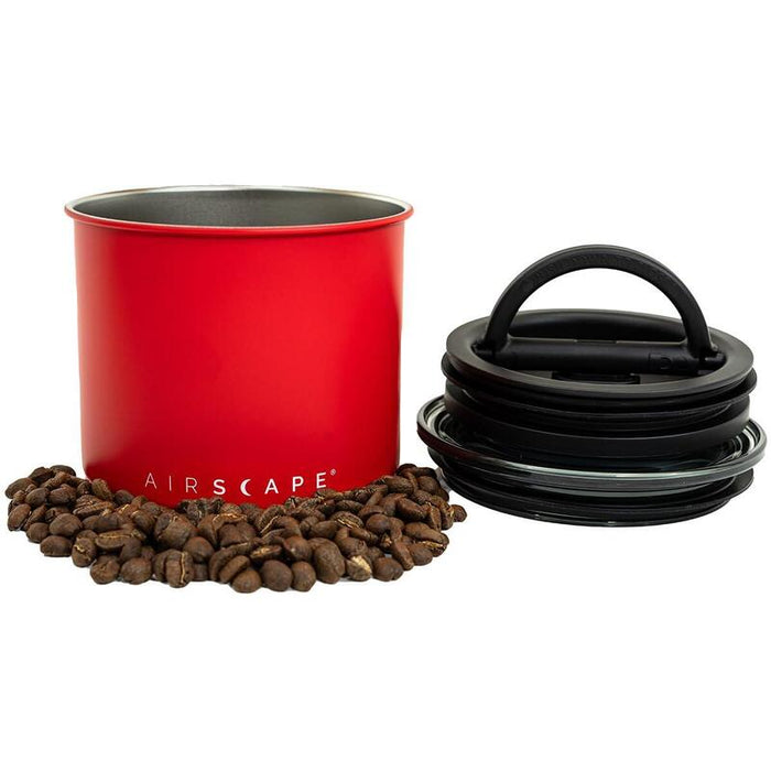 Airscape® Edelstahl-Aromabehälter Klein, Signalrot Matt