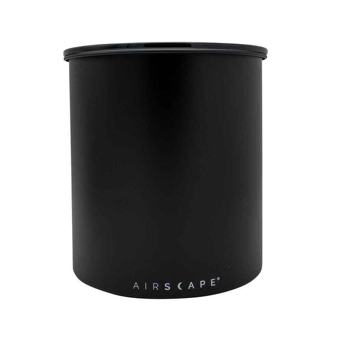 Airscape® Galvanizado Recipiente Para Aroma Grande, Negro Mate