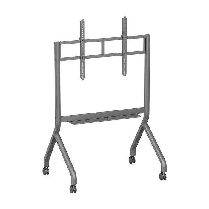 Aisens Soporte De Suelo Eco Con Rueda, 1 Bandeja Para Pantalla Interactiva/Tv 90kg De 50-90, Gris