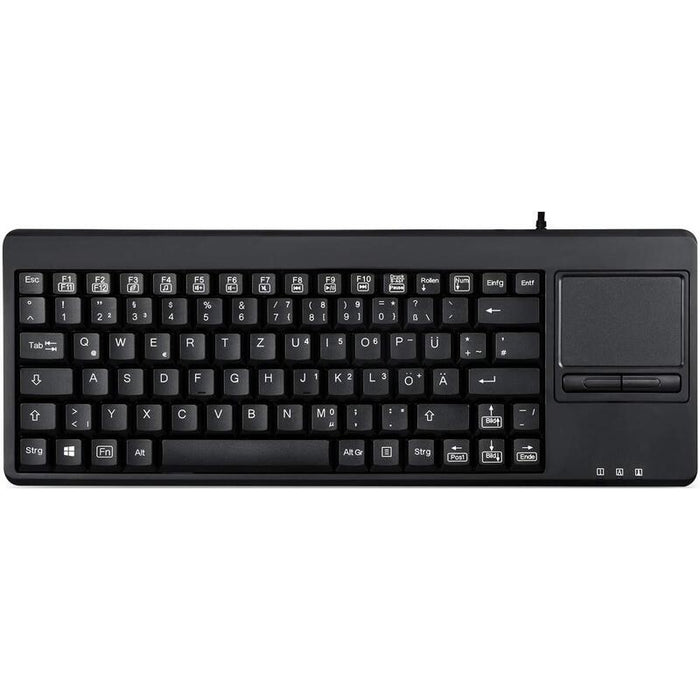 Aixcase Ersatzteclado De + Touchpad Usb Para 19" Rack