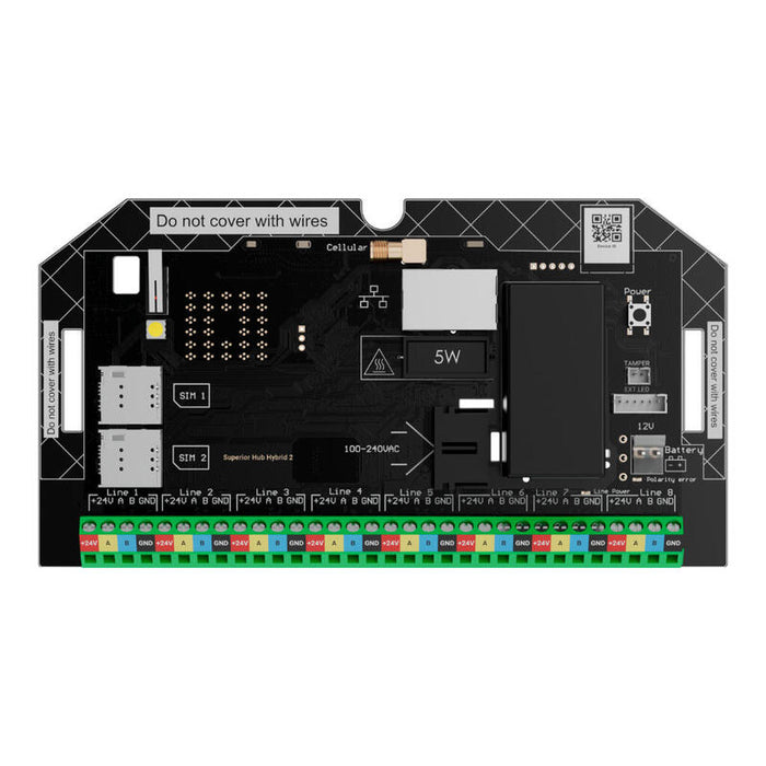 Ajax Hub-Hybrid-2-S Ajax Superior Hub Hybrid 2 (2 Sim) (Without Casing). G3