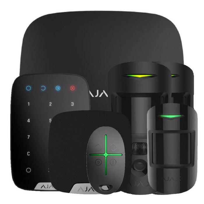 Ajax Hub2kit2g-Mp-Phod-Sc-Bl Kit Ajax Negro. Hub2 + 2motioncamphod + Motionprotect + Spacecontrol + Keypad + Homesiren