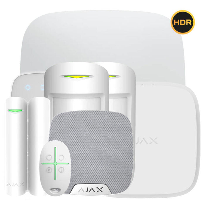 Ajax Kit-A-Int-Inc-Hdr-Wh Kit Ajax Avanzado Intrusión + Incendio