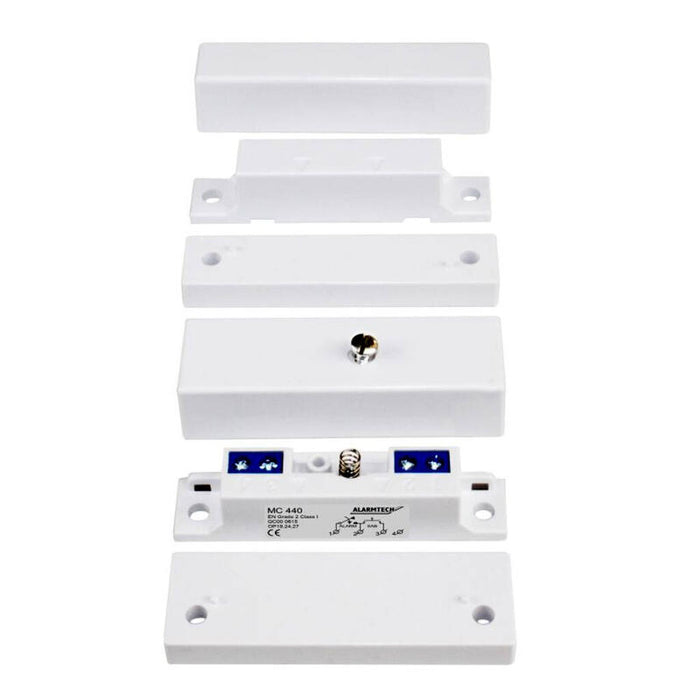 Alarmtech Mc440 Contacto Para Montar Sobre Superficie, Función Nc, Sistema Antimanipulación, Conexión Roscada