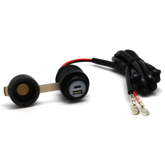 Albrecht Duo Usb A+C Steckdose Motorrad 12/24v