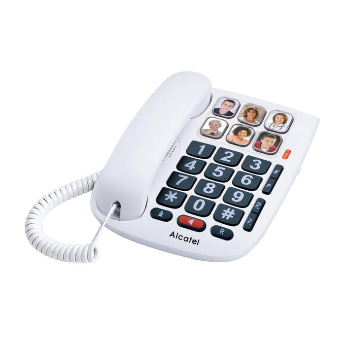 Alcatel Telefono Fijo Compacto Tmax10 Blanco.