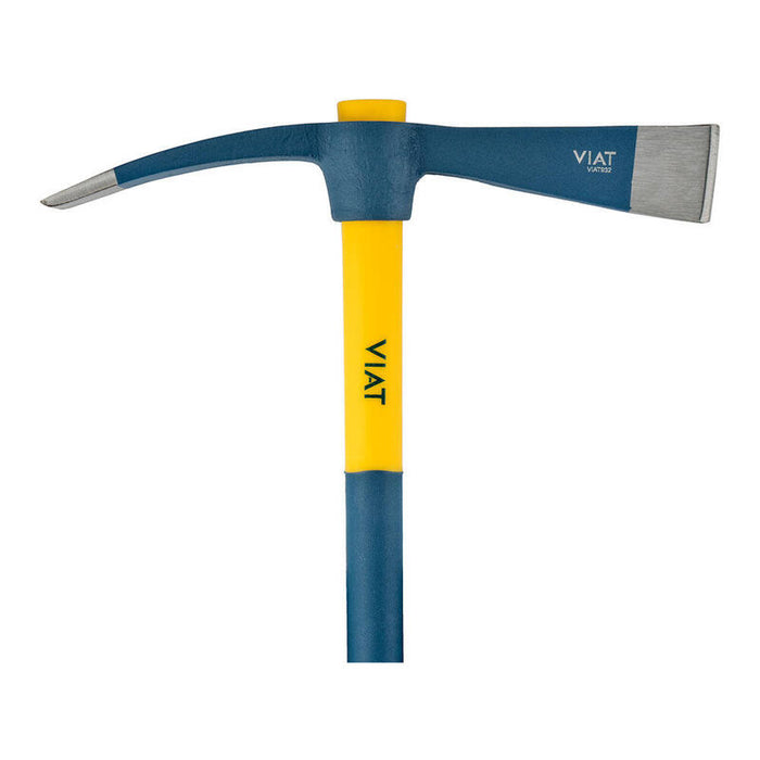 Alcotana Hacha-Pala Con Mango De Fibra Bimaterial Para Golpeo Y Picado De Paredes. Vt932 Viat