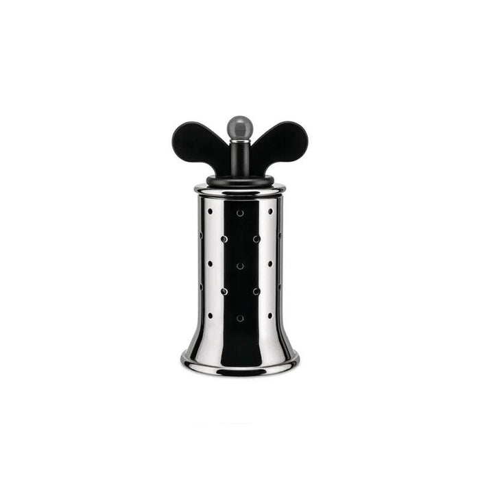 Alessi B 9098 Salt/Pepper Mill With Polyamide Wings Black In 18/10 Stainless Steel Mirror Polished