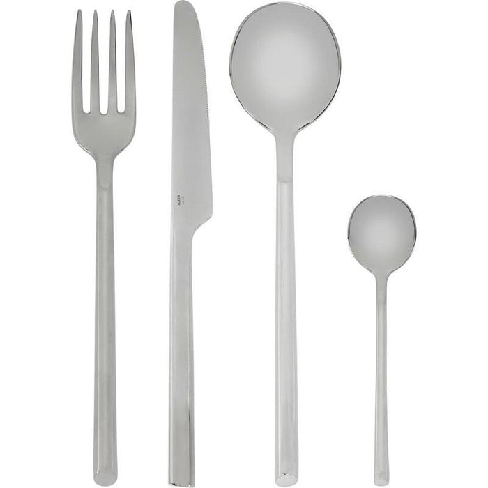 Alessi Clivo Besteckset 24-Tlg. Silber