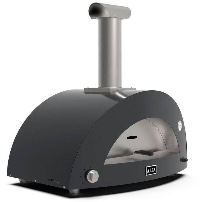 Alfa Forni Moderno 2 Pizzas Horno De Pizza Híbrido Ardesia Gris