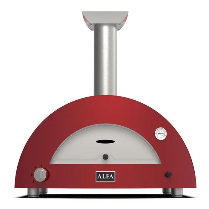 Alfa Forni Moderno 2 Pizze Hybrid Pizza Oven Antique Red
