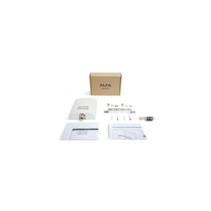 Alfa Network Apa-L2458-08a Dual Band Panel Antenna, 8dbi, N(F) Connector