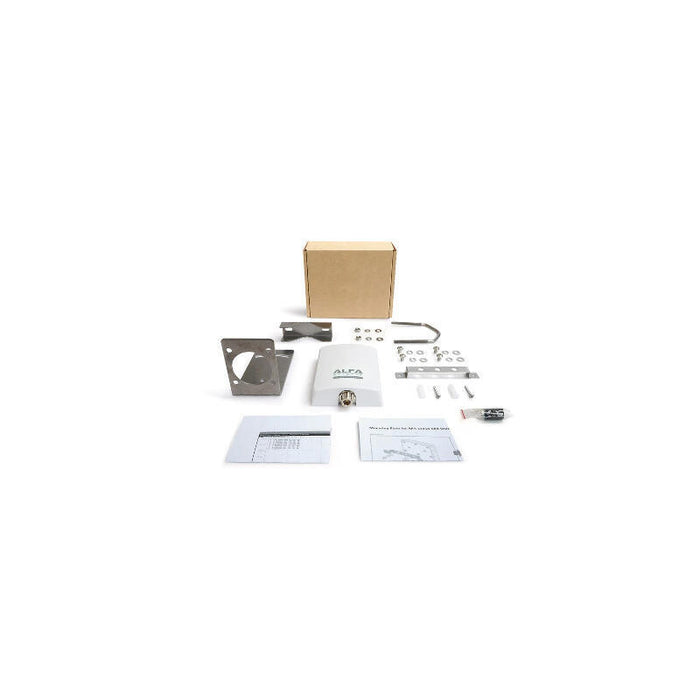 Alfa Network Apa-L2458-08a-P Dual Band Panel Antenna, 8dbi, N(F) L Mounting Kit