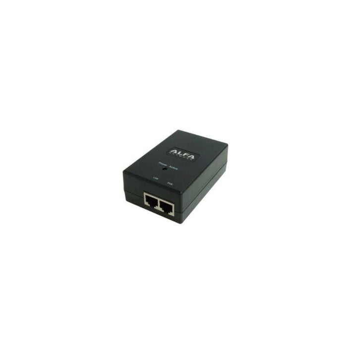 Alfa Network Apoe48v-1g +P /Eu 48v Poe Injector (Power Code Is Not Included)