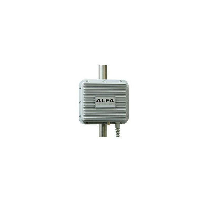 Alfa Network Awap02o - Caja Protectora Resistente A Intemperie,  Metal, Pigtail Rp-Sma (Pin Hembra) / N-Hembra, Kit Impermeable Bulkhead