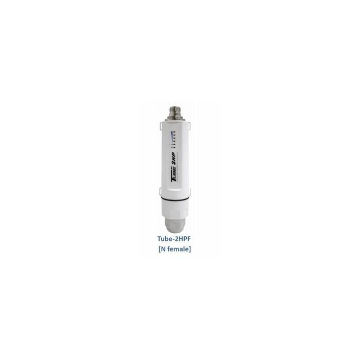 Alfa Network Tube-2hpf - Ap/Cpe Resistente A Intemperie, Puerto Rj45, Conector N Hembra, No Incluye Antena Ni Inyector Poe