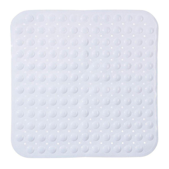 Alfombra Ducha Cuadrada Blanca 55x55cm