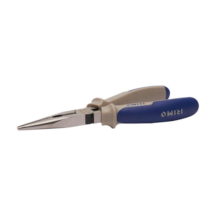 Alicate De Boca Semi Redonda Con Mango Bimaterial, 161mm 612-160-1 Irimo