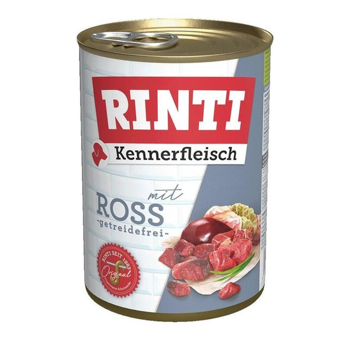 Alimentación Húmeda Para Perros  Rinti Kennerfleisch Caballo  400g