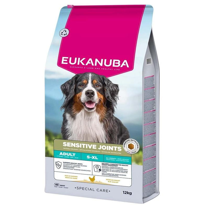 Alimento Para Perros Eukanuba Sensitive Joints  Con Pollo - Alimento Seco Special Care Para Perros Con Articulaciones Delicadas, Para Favorecer La Movilidad, 12 Kg