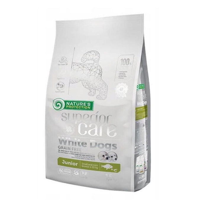 Alimento Seco Para Cachorros - Nature'S Protection Superior Care White Dogs Grain Free Junior Small Bialoryba  1,5 Kg