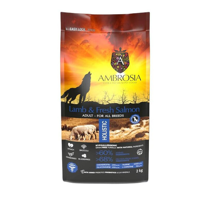 Alimento Seco Para Perros Ambrosia Lamb And Fresh Salmon  2kg