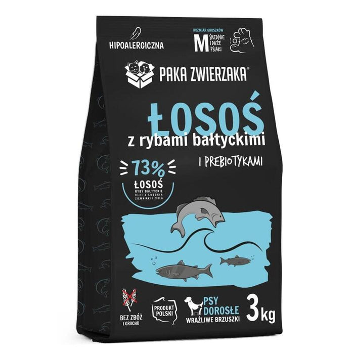 Alimento Seco Para Perros Paka Zwierzaka Salmon With Baltic Fish M  3kg