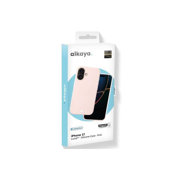 Alkaya Lucid Handy Schutzhülle Silikon Kompatibel Magsafe Iphone 17, Rosa