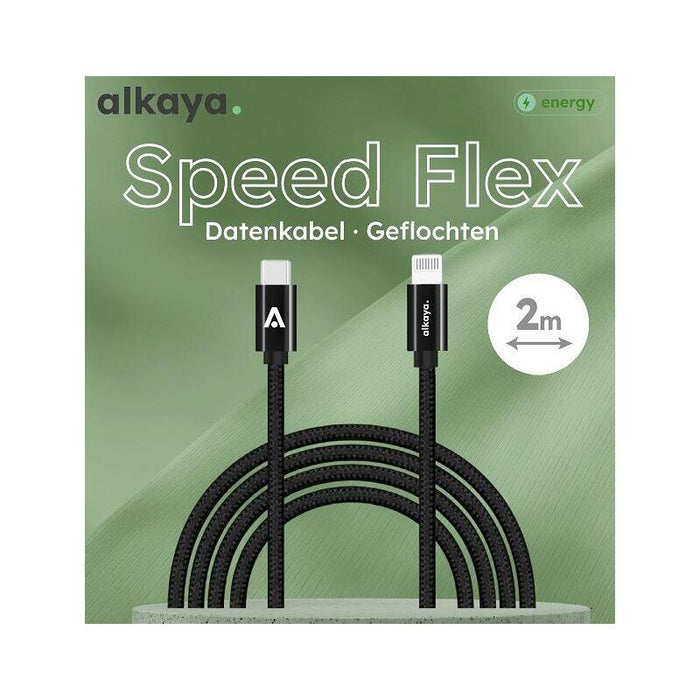 Alkaya Speed Flex Cable Usb-C A Lightning 2 M Blanco