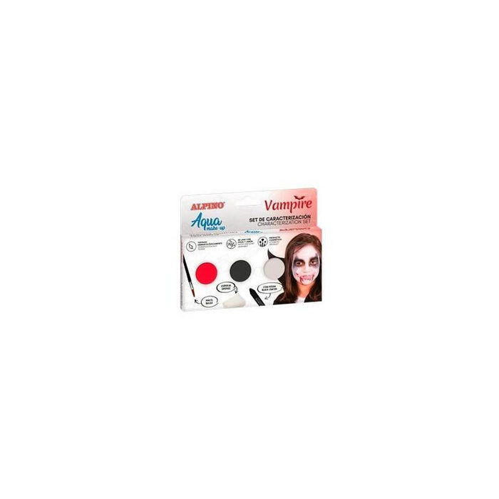 Alpino Maquillaje Al Agua Set De Caracterización Vampiro