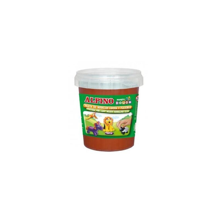 Alpino Pasta De Moldear Magic Dough Bote 160gr Marrón