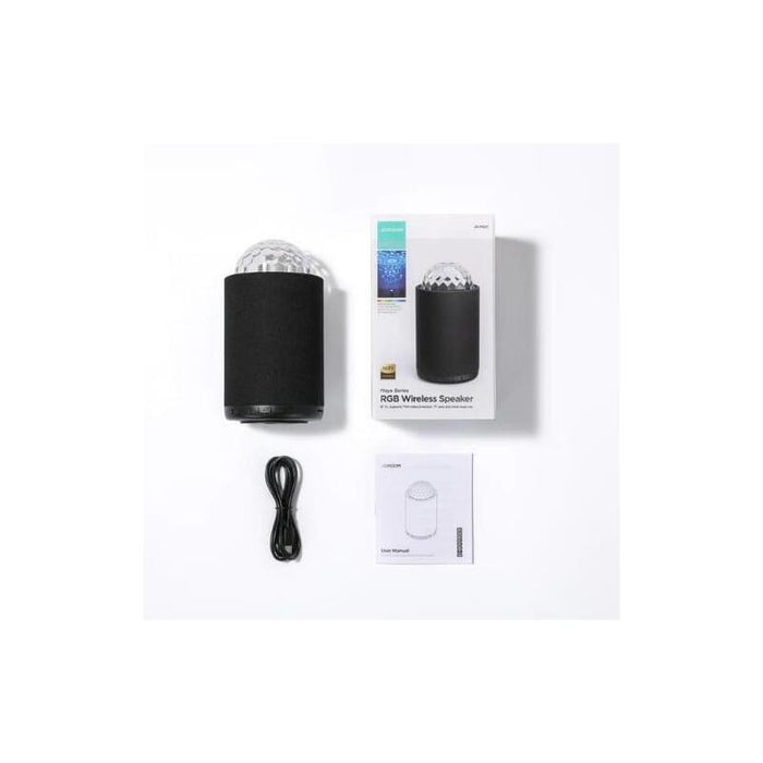 Altavoz  Joyroom Jr-Ms01 Maya Series 8w Rgb Negro  Bluetooth