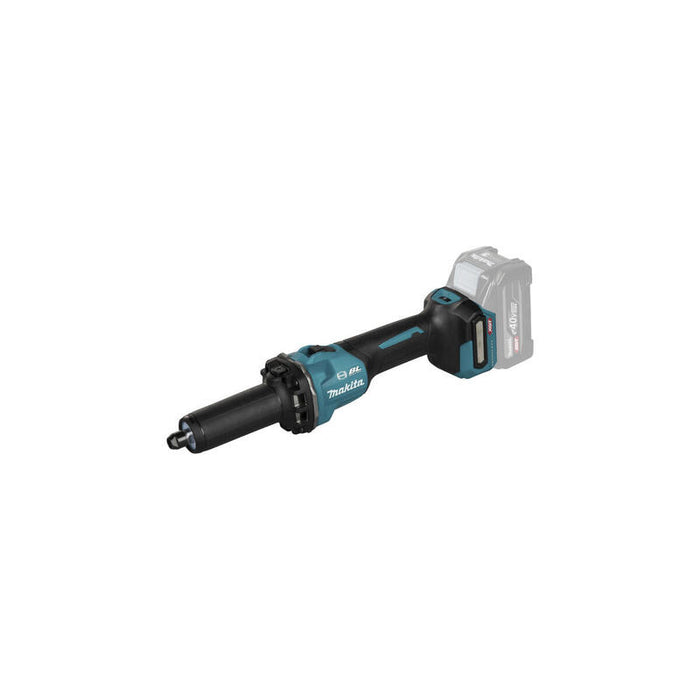 Amoladora Recta Inalámbrica Makita Gd001gz Xgt, 40 Voltios Negro/Azul, Sin Batería Ni Cargador Gd001gz