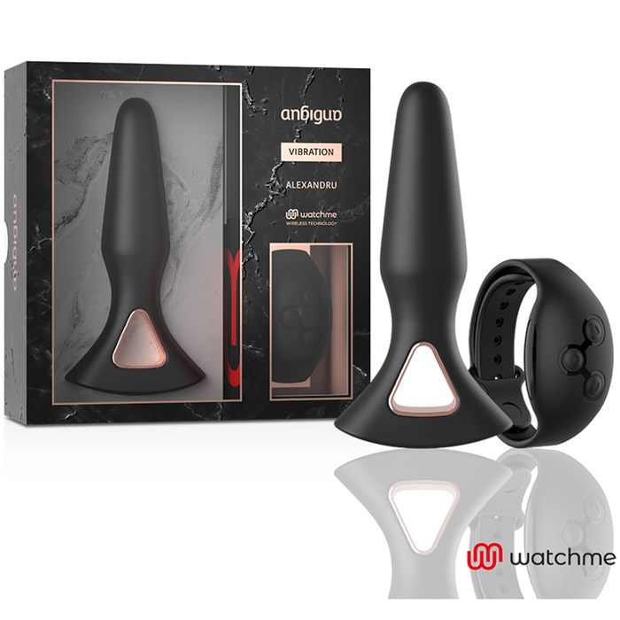 Anbiguo - Watchme Control Remoto Vibrador Plug Anal Alexandru