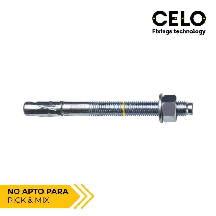 Anclaje Homologado Ce Bap Ø10 X 92 Mm/17 Zincado, Caja 40 Uds