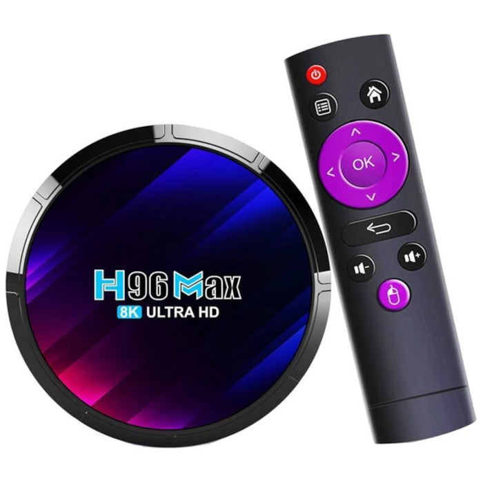 Android Tv  H96 Max Rk3528 4gb/64gb Android 13 Negro