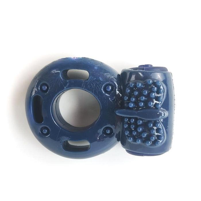 Anillo Para El Pene Con Vibración Azul