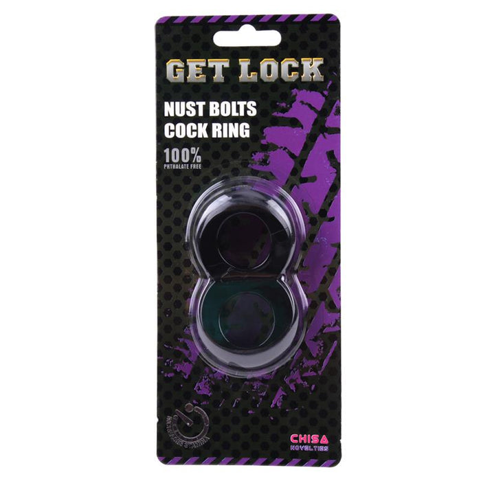 Anillo Para El Pene Doble Duo Cock 8 Negro