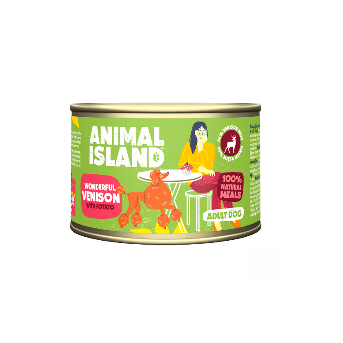 Animal Island Ciervo Con Patatas - Comida Húmeda Para Perros - 410 G