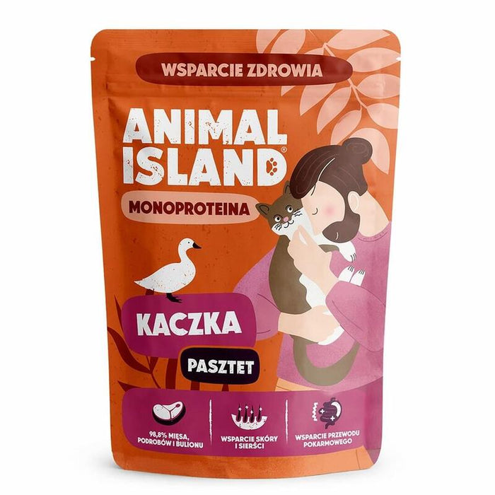 Animal Island Mono Duck - Comida Húmeda Para Gatos - 100g