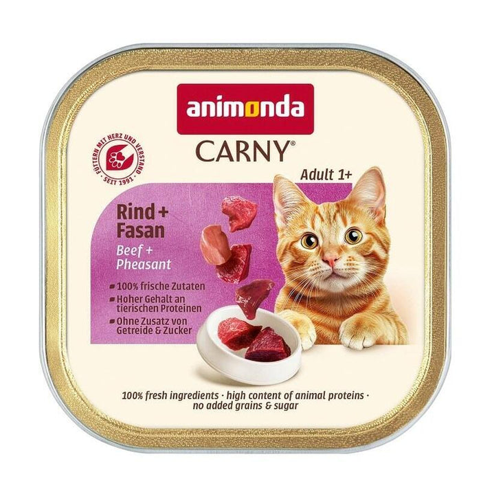 Animonda Carny Comida Para Gatos Ternera,Bazant 85g